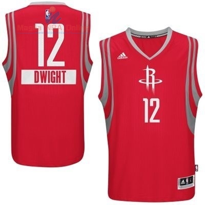 Acquista Maglia NBA Houston Rockets 2014 Natale #12 Dwight Rosso