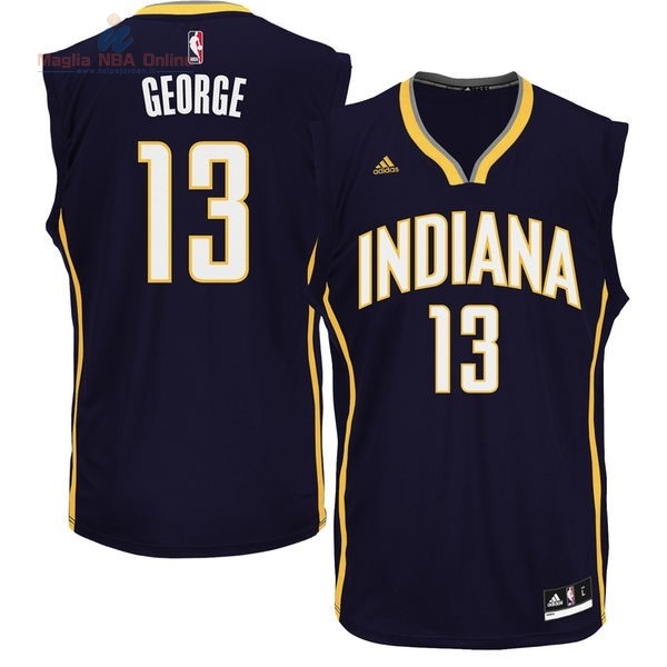 Acquista Maglia NBA Indiana Pacers #13 Paul George Blu