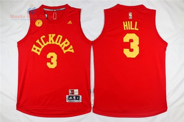 Acquista Maglia NBA Indiana Pacers #3 George Hill Rosso