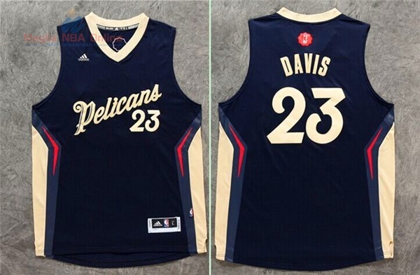 Acquista Maglia NBA Indiana Pacers 2015 Natale #23 Davis Nero