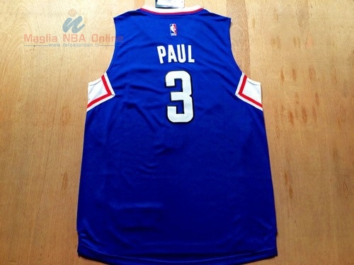 Acquista Maglia NBA Los Angeles Clippers #3 Chris Paul Blu