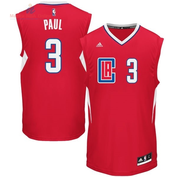 Acquista Maglia NBA Los Angeles Clippers #3 Chris Paul Rosso