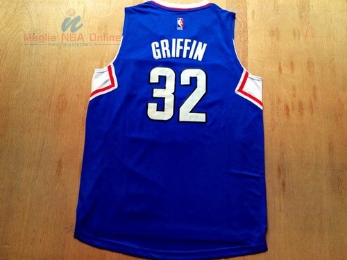 Acquista Maglia NBA Los Angeles Clippers #32 Blake Griffin Blu