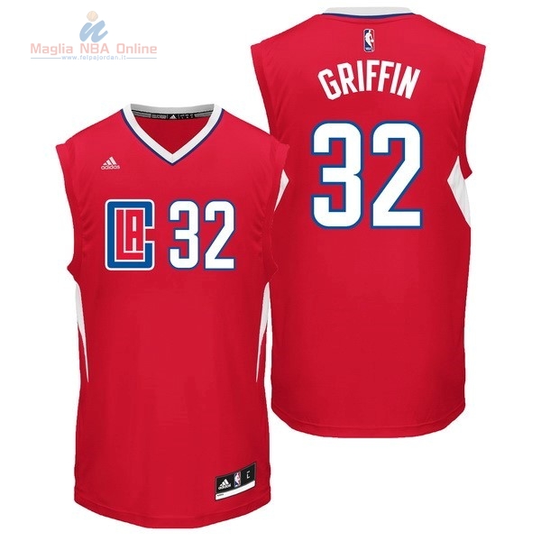 Acquista Maglia NBA Los Angeles Clippers #32 Blake Griffin Rosso