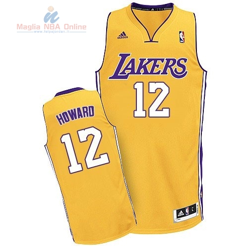Acquista Maglia NBA Los Angeles Lakers #12 Dwight Howard Giallo