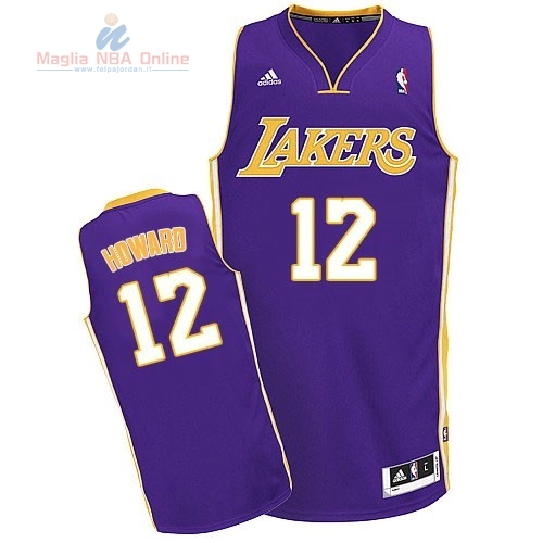 Acquista Maglia NBA Los Angeles Lakers #12 Dwight Howard Porpora