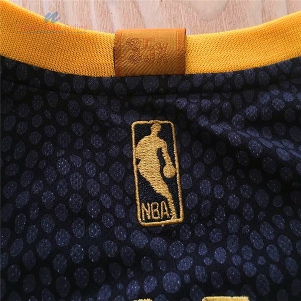 Acquista Maglia NBA Los Angeles Lakers #24 Kobe Bryant 2016 Nero Serpentina