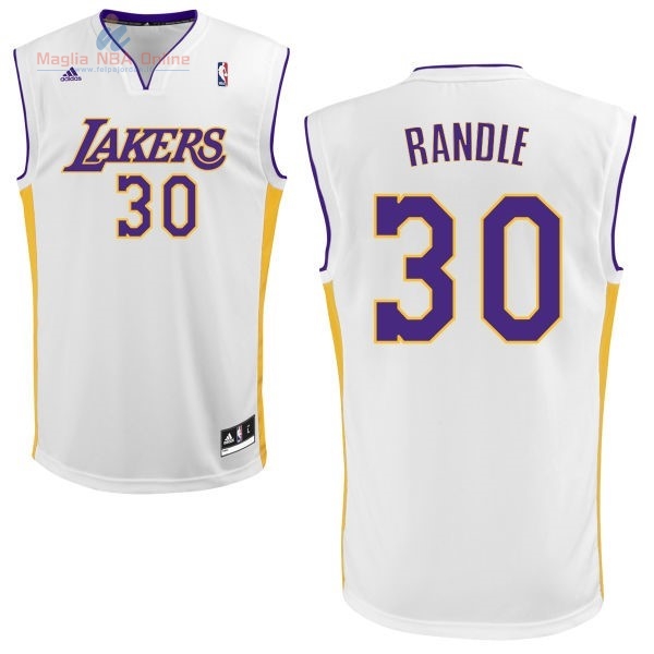 Acquista Maglia NBA Los Angeles Lakers #30 Julius Randle Bianco