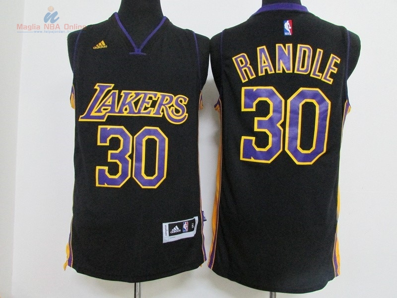 Acquista Maglia NBA Los Angeles Lakers #30 Julius Randle Nero