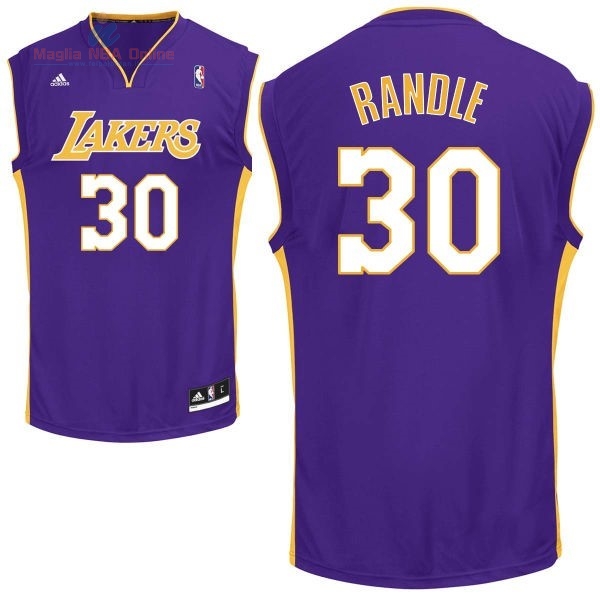 Acquista Maglia NBA Los Angeles Lakers #30 Julius Randle Porpora