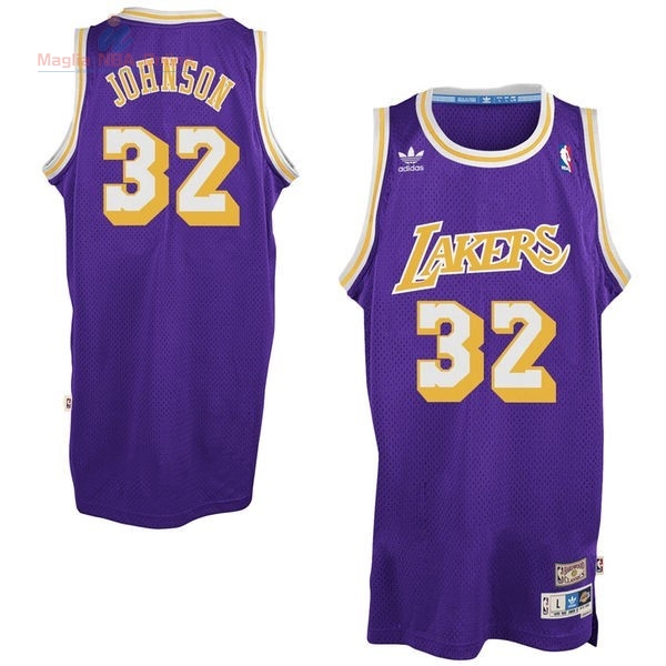 Acquista Maglia NBA Los Angeles Lakers #32 Wesley Johnson Porpora