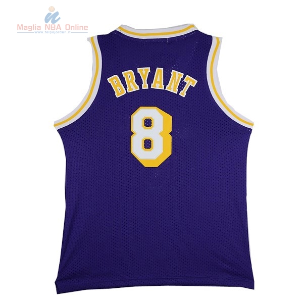 Acquista Maglia NBA Los Angeles Lakers #8 Kobe Bryant Porpora