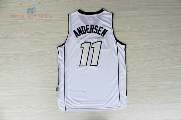 Acquista Maglia NBA Miami Heat #11 Chris Andersen Bianco