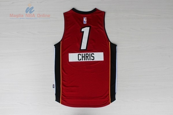 Acquista Maglia NBA Miami Heat 2014 Natale #1 Chris Rosso
