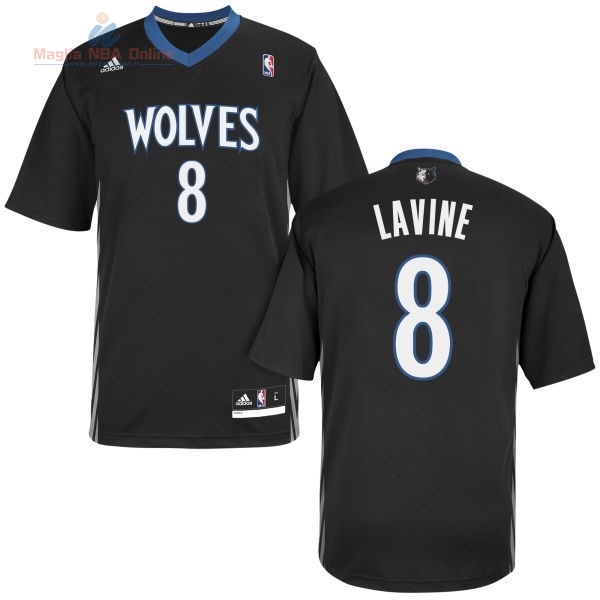 Acquista Maglia NBA Minnesota Timberwolves Manica Corta #8 Latrell Sprewell Nero