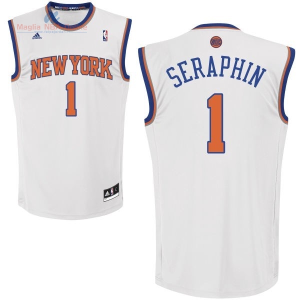 Acquista Maglia NBA New York Knicks #1 Amar'e Stoudemire Bianco