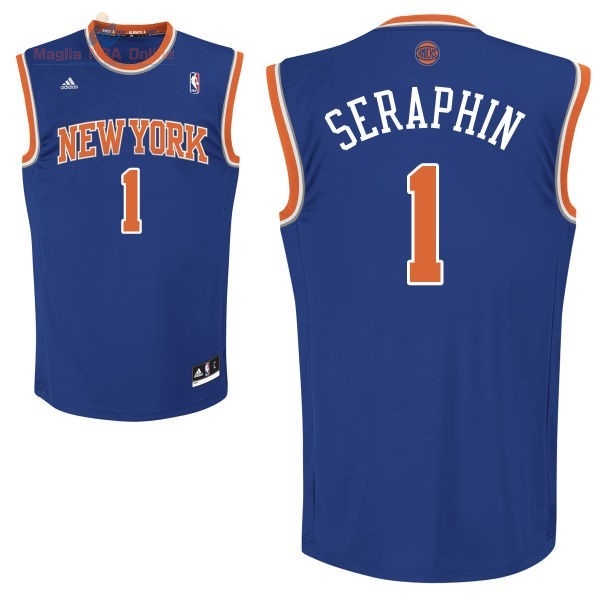 Acquista Maglia NBA New York Knicks #1 Amar'e Stoudemire Blu