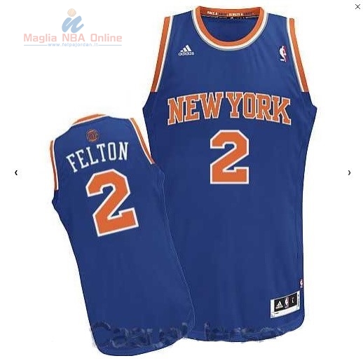 Acquista Maglia NBA New York Knicks #2 Raymond Felton Blu