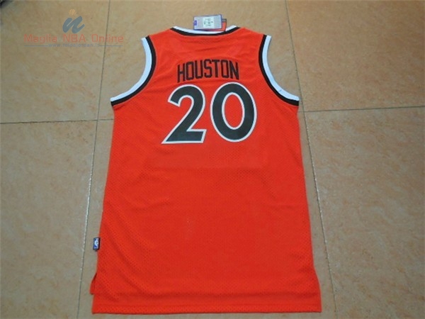 Acquista Maglia NBA New York Knicks #20 Allan Houston Arancia