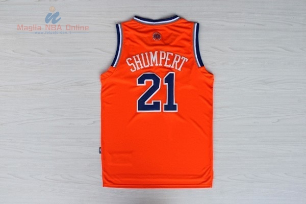 Acquista Maglia NBA New York Knicks 2012 Natale #21 Shumpert Arancia