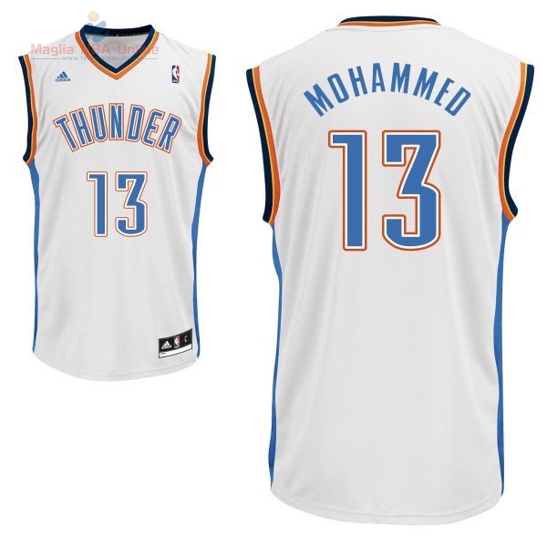 Acquista Maglia NBA Oklahoma City Thunder #13 James Harden Bianco