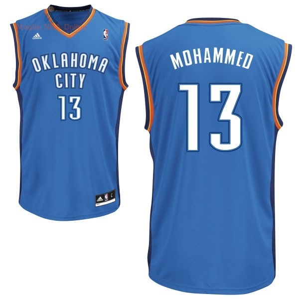 Acquista Maglia NBA Oklahoma City Thunder #13 James Harden Blu