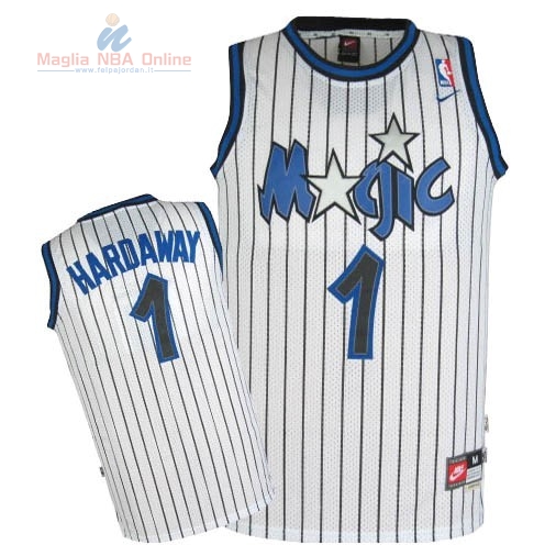 Acquista Maglia NBA Orlando Magic #1 Anfernee Hardaway Bianco