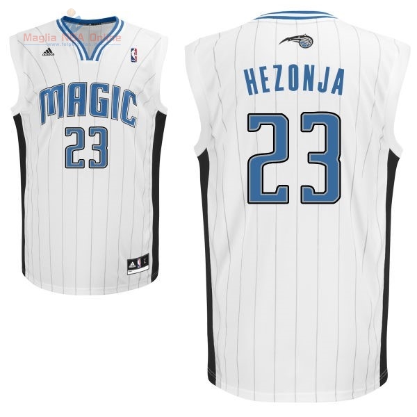 Acquista Maglia NBA Orlando Magic #23 Mario Hezonja Bianco