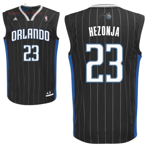 Acquista Maglia NBA Orlando Magic #23 Mario Hezonja Nero