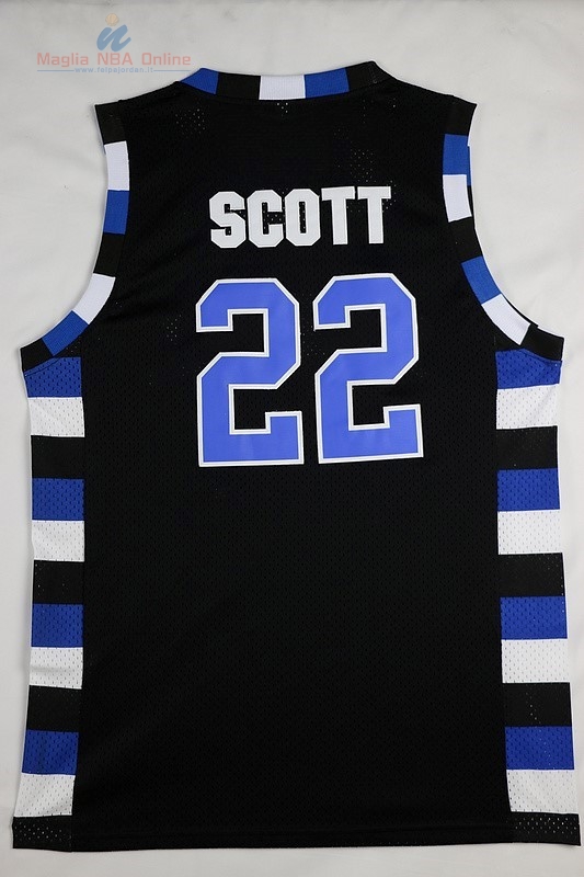 Acquista Maglia NBA Pelicula Basket Tree Hill#22 Scott Nero