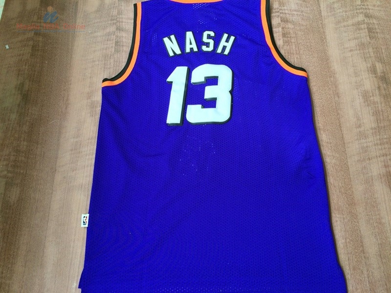 Acquista Maglia NBA Phoenix Suns #13 Steve Nash Porpora