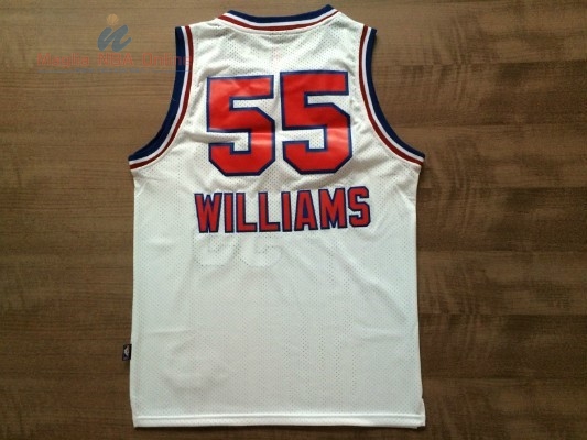 Acquista Maglia NBA Sacramento Kings #55 Jason Williams Retro Bianco