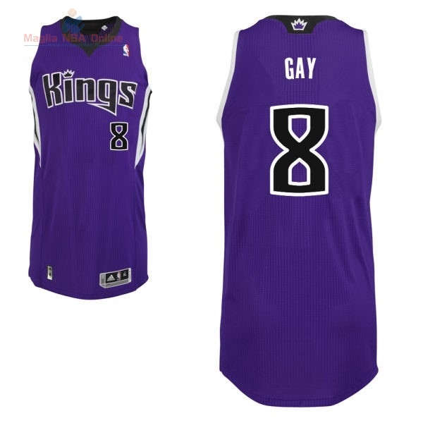 Acquista Maglia NBA Sacramento Kings #8 Rudy Gay Porpora