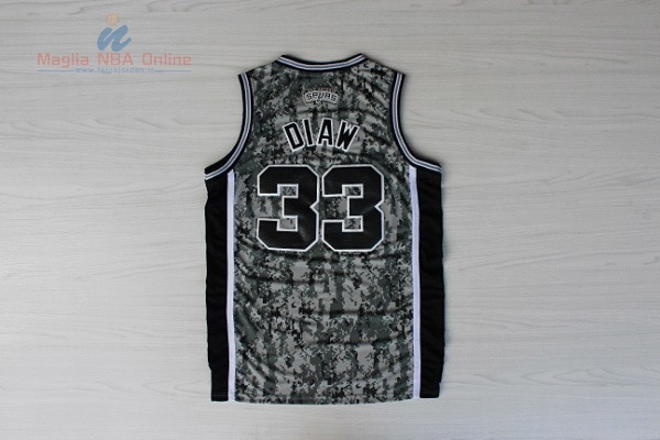 Acquista Maglia NBA San Antonio Spurs #33 Boris Diaw Verde