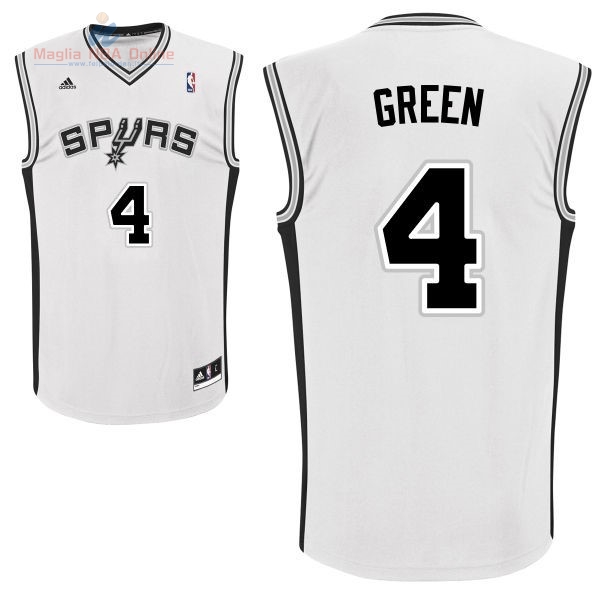 Acquista Maglia NBA San Antonio Spurs #4 Danny Verde Bianco