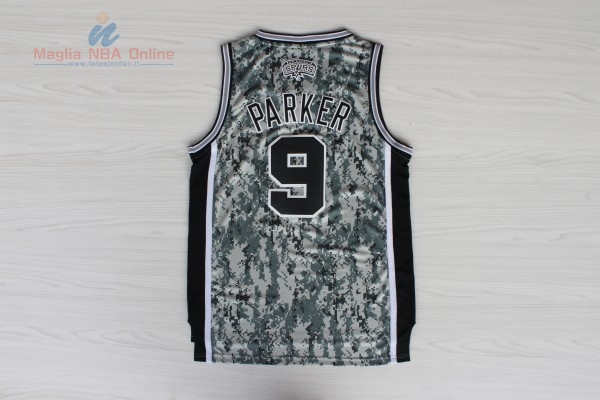 Acquista Maglia NBA San Antonio Spurs #9 Tony Parker Verde