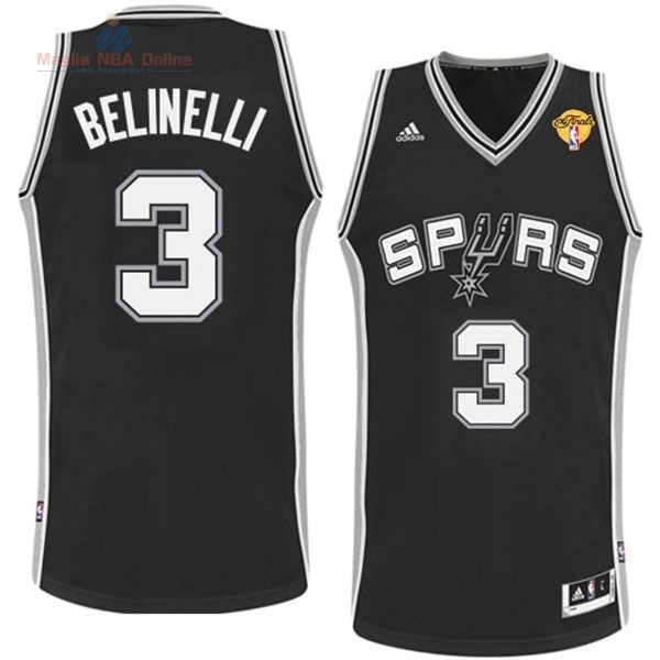 Acquista Maglia NBA San Antonio Spurs Finale #3 Belinelli Nero