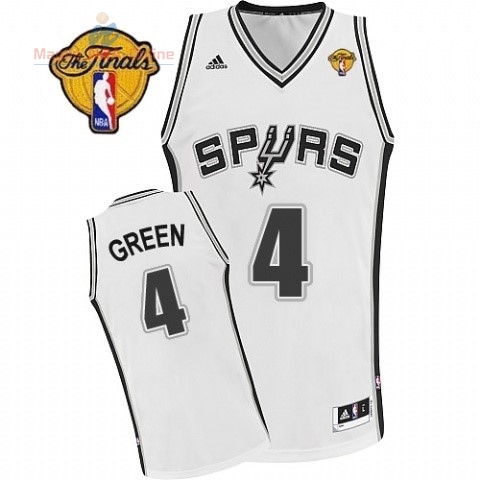 Acquista Maglia NBA San Antonio Spurs Finale #4 Verde Bianco