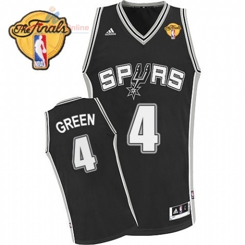 Acquista Maglia NBA San Antonio Spurs Finale #4 Verde Nero