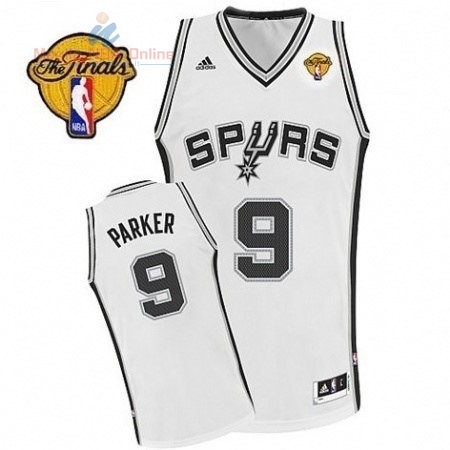 Acquista Maglia NBA San Antonio Spurs Finale #9 Parker Bianco