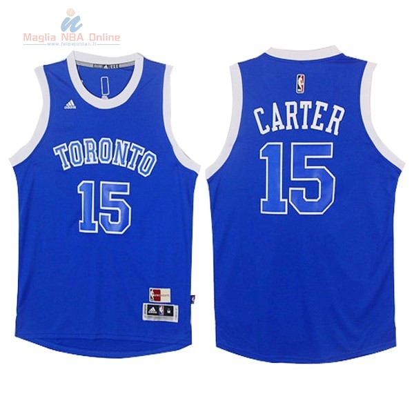Acquista Maglia NBA Toronto Raptors #15 Vince Carter Blu