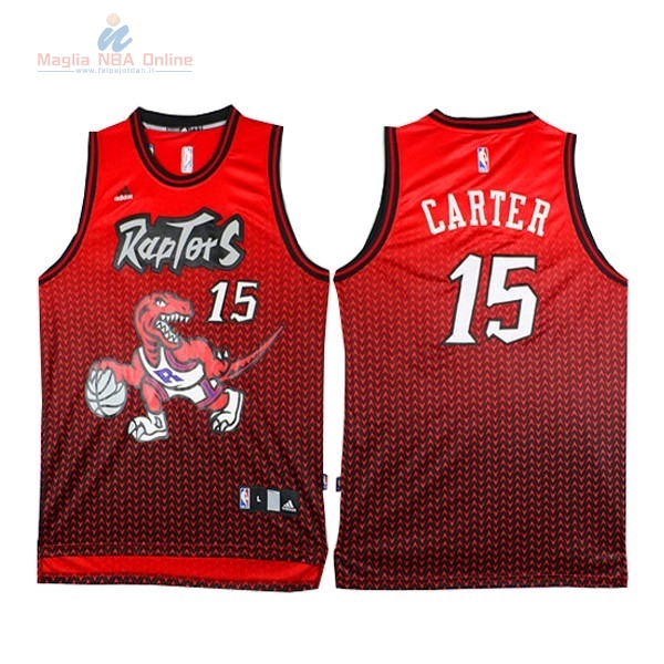 Acquista Maglia NBA Toronto Raptors #15 Vince Carter Retro Rosso