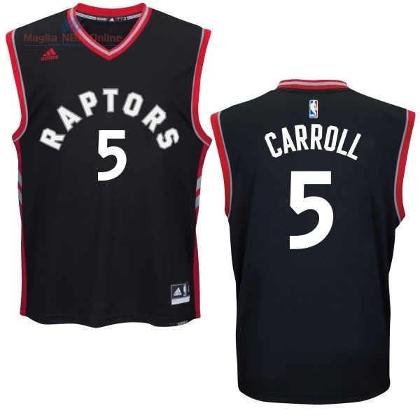 Acquista Maglia NBA Toronto Raptors #5 DeMarre Carroll Nero