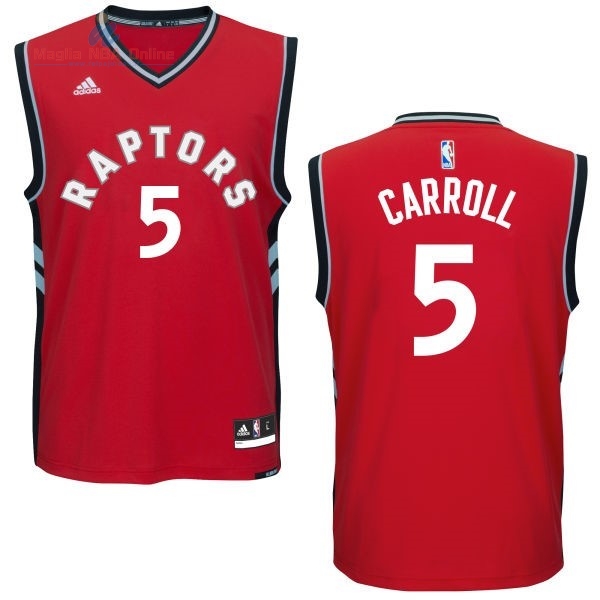 Acquista Maglia NBA Toronto Raptors #5 DeMarre Carroll Rosso