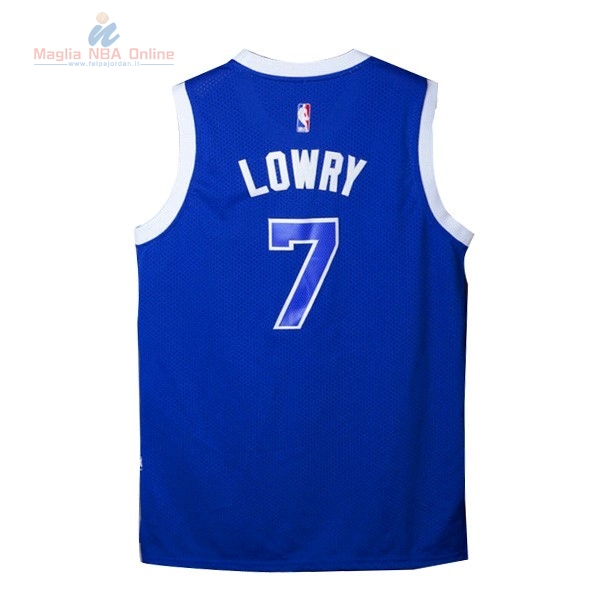 Acquista Maglia NBA Toronto Raptors #7 Kyle Lowry Blu