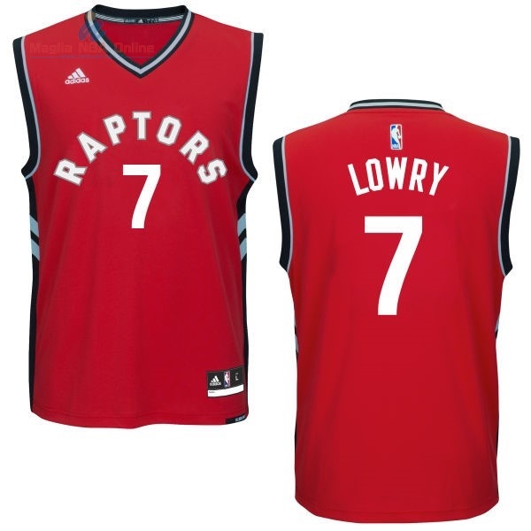 Acquista Maglia NBA Toronto Raptors #7 Kyle Lowry Rosso