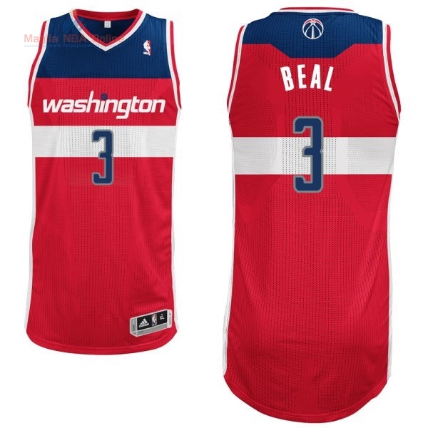 Acquista Maglia NBA Washington Wizards #3 Bradley Beall Rosso