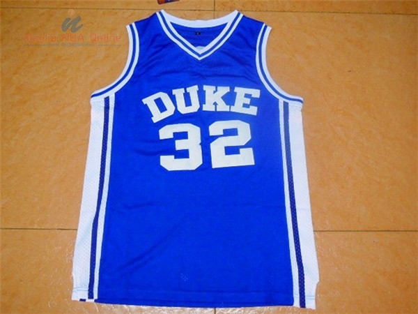 Acquista Maglia NCAA Duke #32 Christian Laettner Blu