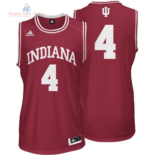 Acquista Maglia NCAA Indiana Hoosiers #4 Victor Oladipo Rosso