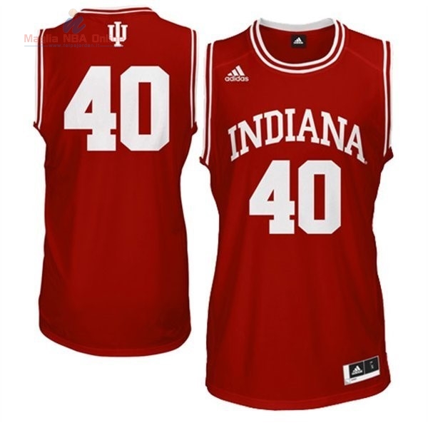 Acquista Maglia NCAA Indiana Hoosiers #40 Cody Zeller Rosso